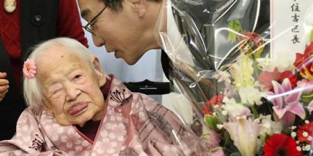 La doyenne de l’humanité, la Japonaise Misao Okawa, a fêté ses 117 ans