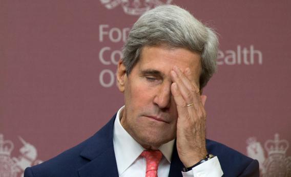 John  Kerry en observation à Genève, il s’est cassé la jambe …