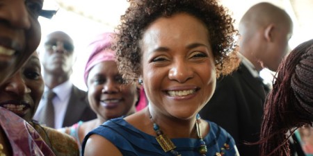 Difficile de résister au rythme du tam-tam, n’est-ce pas Mme la S.G de l’OIF ?