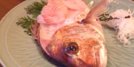 Hallucinant : A moitié bouffé, un poisson revient à la vie et tressaute sur le plat