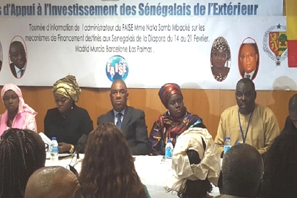 Tournée en Espagne : Madame Nata Samb Mbacké, l’Administratrice du FAISE rencontre et sensibilise les Sénégalais de la Diapora