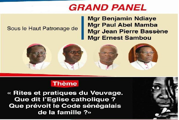 Conférence/débats : «Rites et pratiques du Veuvage. Que dit l’Eglise catholique ? Que prévoit le Code sénégalais de la famille ? »