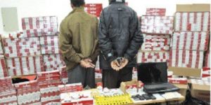 Cigarettes Frauduleuses :  Saisie de 83 cartons et des cartouches  par la douane