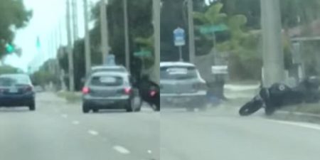Floride :  un automobiliste recherché pour avoir presque écrasé un motocycliste après une vive dispute