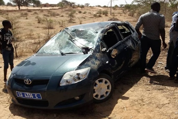 Louga : un grave accident de la route fait un mort et un blessé grave