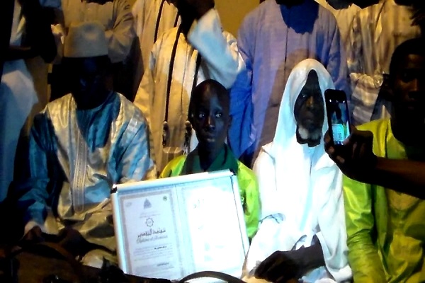 Récital du Saint Coran : Louga a triomphalement accueilli Moustapha Dia, son jeune crack