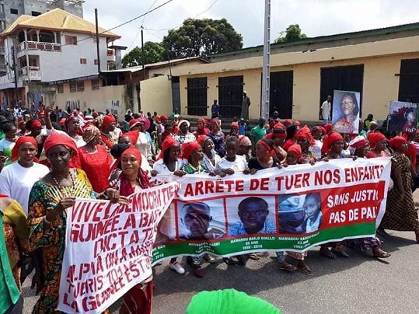 Guinée : Des femmes protestent contre les violences enregistrées depuis 2011