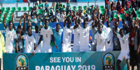 Football : le Sénégal remporte la coupe d’Afrique des nations de Beach soccer