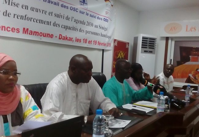Mise en œuvre de l’agenda 2030 au Sénégal : Plaidoyer des personnes handicapées pour leur prise en compte dans les programmes