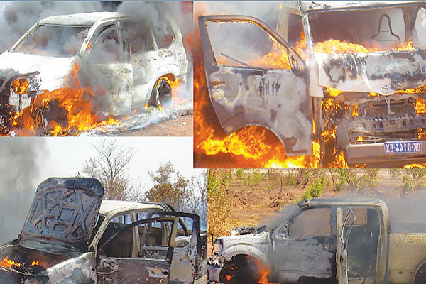 Quatre voitures brulées, huit blessés dont des journalistes : Un peu plus de détails sur les dommages enregistrés hier  à Tamba