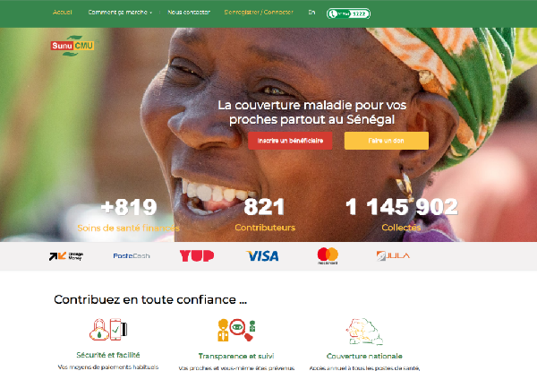Santé : l’Agence de la Couverture Maladie Universelle du Sénégal lance une nouvelle plateforme numérique « sunucmu.com »
