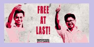 Birmanie : Les journalistes birmans de l’agence Reuters, Wa Lone et Kyaw Soe Oo enfin libres !