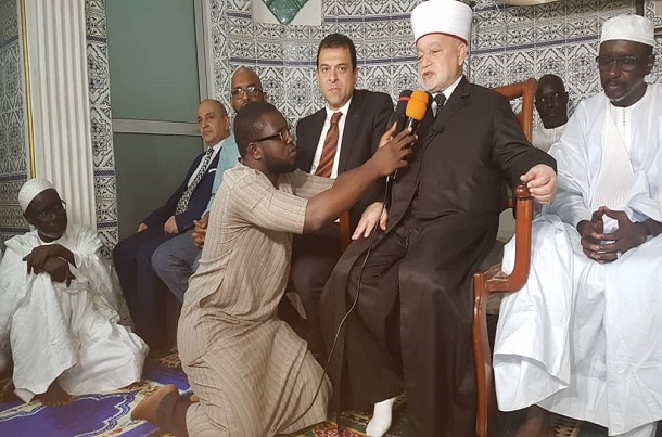 Visite du grand mufti de Palestine à la mosquée Masdjid As Salam: Cheikh Mohamad Ahmad Husseinet son poignant discours qui a fait frissonné plus d’un