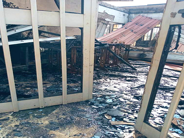 Togo : Un incendie endommage partiellement la Maison des Jeunes de Lomé