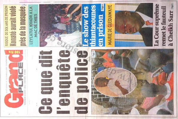 Agression en plein couvre-feu : Pape Moussa Gueye, le directeur de publication du quotidien Grand Place, gravement touché