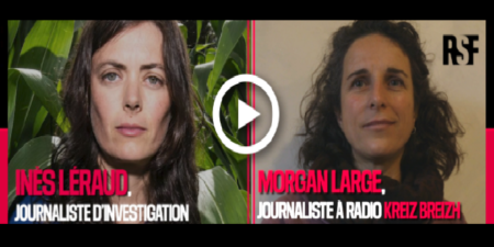 Alerte de RSF : Journalistes et médias qui enquêtent sur l’industrie agro-alimentaire en Bretagne sous pression