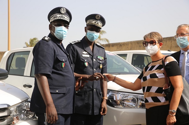 UE-Sénégal : les locaux de la DG de la Police Nationale rénovés : Des dons de véhicules à destination de Karang, Rosso et Tambacounda