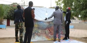 Pour lutter contre la violence : L’artiste « Ndongo Daara » peint un tableau pour sensibiliser la jeunesse