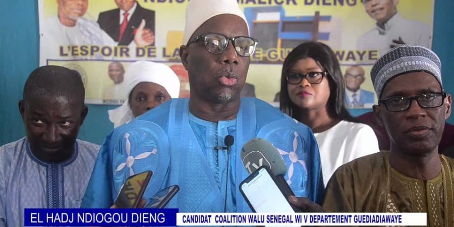 MAIRIE DE GUEDIAWAYE : Ndiogou Malick Dieng, candidat de Wallu Sénégal dévoile son programme pour la ville