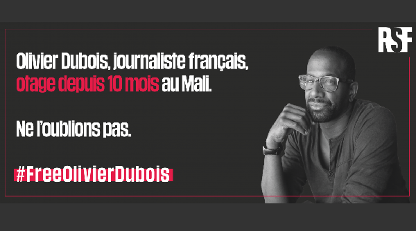 Mali : Olivier Dubois, journaliste français depuis 10 mois entre les mains d’un groupe armé