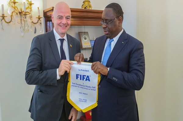 Essor du football : Le Président de la FIFA a participé au lancement d’un projet Forward de la FIFA au Sénégal