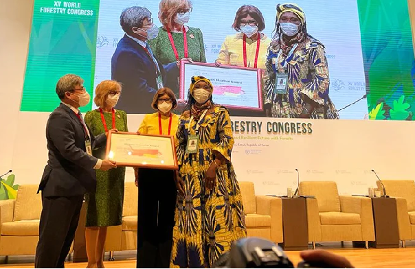 Sacre : L’activiste camerounaise Cécile Ndjebet, remporte le prix Wangari Maathai «Champions de la cause des forêts» 2022