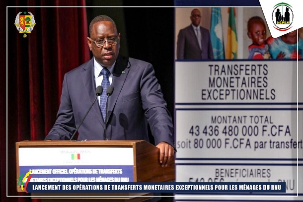 Lancement des transferts monétaires : plus de 43 milliards seront distribués à plus de 500 000 ménages