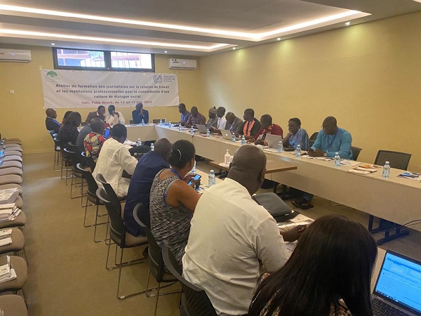 DIALOGUE SOCIAL :  Plus d’une vingtaine de journalistes en formation