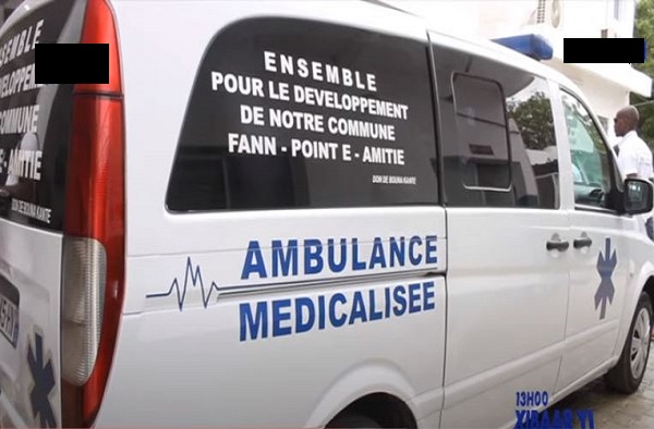 Remise de don : Bouna Kanté dote le Centre de Santé Gaspard Kamara d’’une ambulance médicalisée