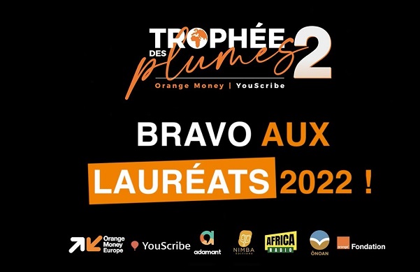 Trophée des plumes : des auteurs congolais, ivoiriens et sénégalais primés.