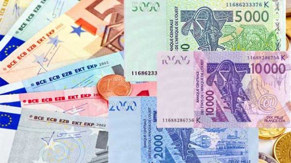 TAUX DE CHANGE : Le franc CFA enregistre une régression de 3,2% en juillet 2022