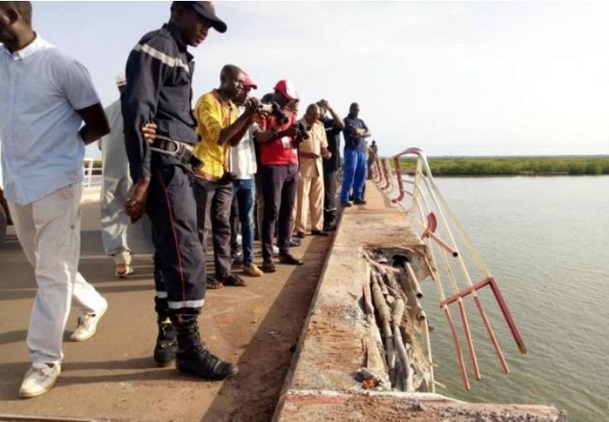 Ziguinchor : Inquiétude autour de la dégradation du pont Emile Badiane