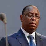 President of Senegal Macky Sall attends the Vaccine Equity for Africa event in Berlin on August 27, 2021, amid the ongoing coronavirus Covid-19 pandemic. (Photo by Tobias SCHWARZ / AFP)