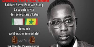Soutien à Pape Ale Niang, Journaliste Investigateur : Déclaration de Milan