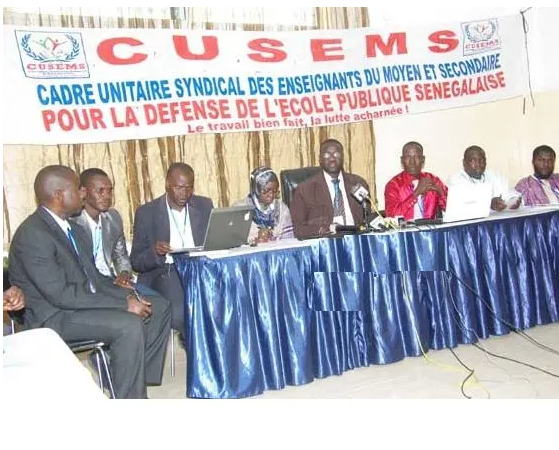 En Conférence De Presse hier :  Le collectif SAEMSS/CUSEMS alerte l’opinion et étale ses revendications