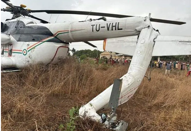 Côte d’Ivoire : crash d’un hélicoptère de l’armée avec à bord de hautes personnalités de l’Etat