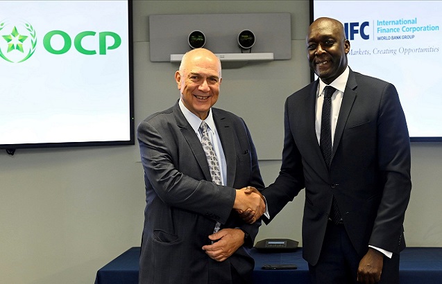 Construction de 4 centrales solaires-production d’engrais verts au Maroc :  L’IFC et le Groupe OCP en accord de partenariat
