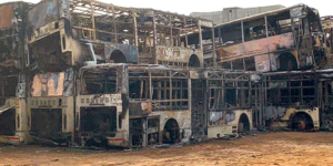 Dakar Dem Dikk : Un bus saccagé par une foule accompagnant un cortège funèbre