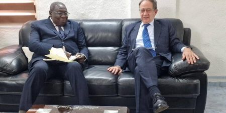Coopération : l’Ambassadeur d’Espagne auprès du Nigeria et la CEDEAO en visite de travail chez le Commissaire Sédiko Douka