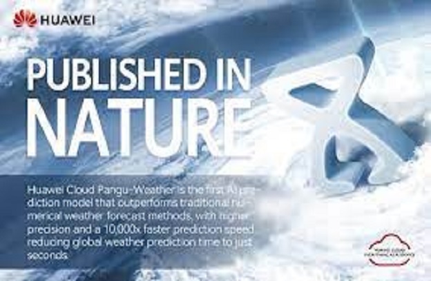Une première : la prestigieuse revue scientifique Nature publie un article sur le modèle Pangu Weather AI créé par des chercheurs de Huawei Cloud