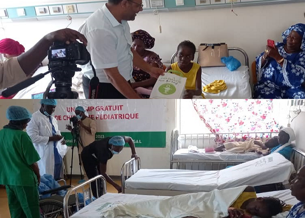 Chirurgie pédiatrique : Plusieurs patients de l’hôpital pour enfants de Diamniadio soulagés par Direct Aid
