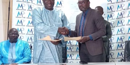 Cité de la presse Mame Less Camara : La convention entre  l&rsquo;APRES et BK Immo actée