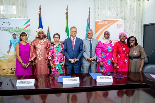 Coopération : l’Italie accompagne ONU Femmes pour renforcer la résilience des femmes vivant aux frontières du Sénégal et du Mali