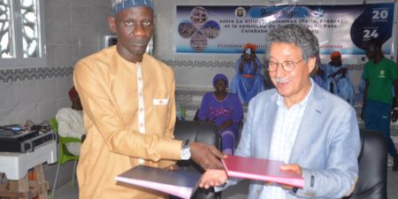 POUR RENFORCER L’ECONOMIE SOLIDAIRE : La Mairie Gueule Tapée- Fass- Colobane signe une convention avec la ville de Colombes