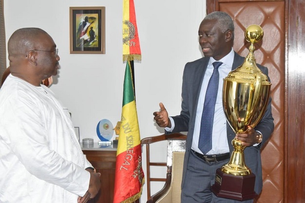 Sport : Le Président de l’Assemblée nationale, M. Amadou Mame Diop, parrain de la Finale de Basket de la Coupe du Sénégal Filles.