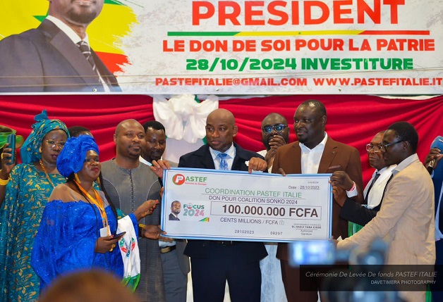 Lui et ses camarades récoltent 100.000.000 FCFA pour leur leader : une campagne électorale de Sonko, Guy Marius y croit ferme