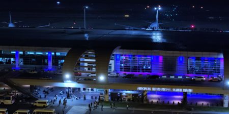 De Journée mondiale à la semaine de l’enfance : L’Aéroport International Blaise Diagne tout en bleu
