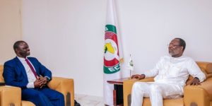 CEDEAO-Agriculture : Dr Omar Touray rencontre le DG d&rsquo;Africarice et promet un soutien à l&rsquo;amélioration de la production rizicole régionale