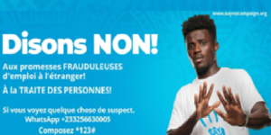 Campagne “Disons Non !” : QNET Lance des spots radio a l&rsquo;échelle nationale pour lutter contre la traite des êtres humains au Sénégal