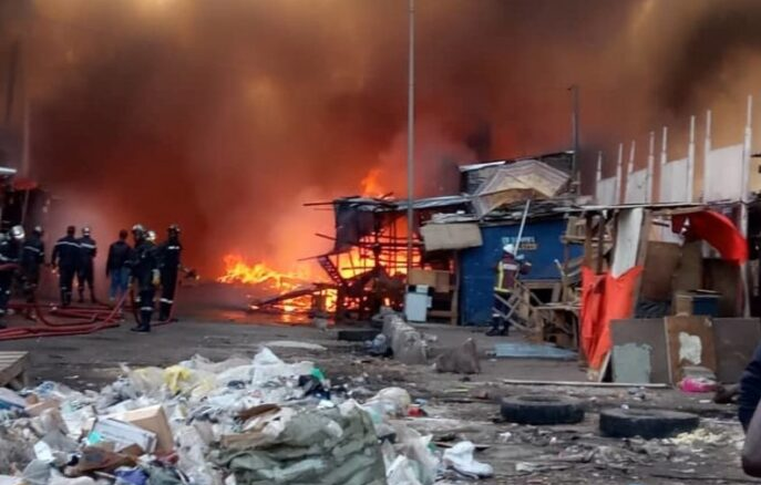 Incendie Marché Saint-Maur De Ziguinchor : Une emprise de 4 000 m2 réduite en cendres